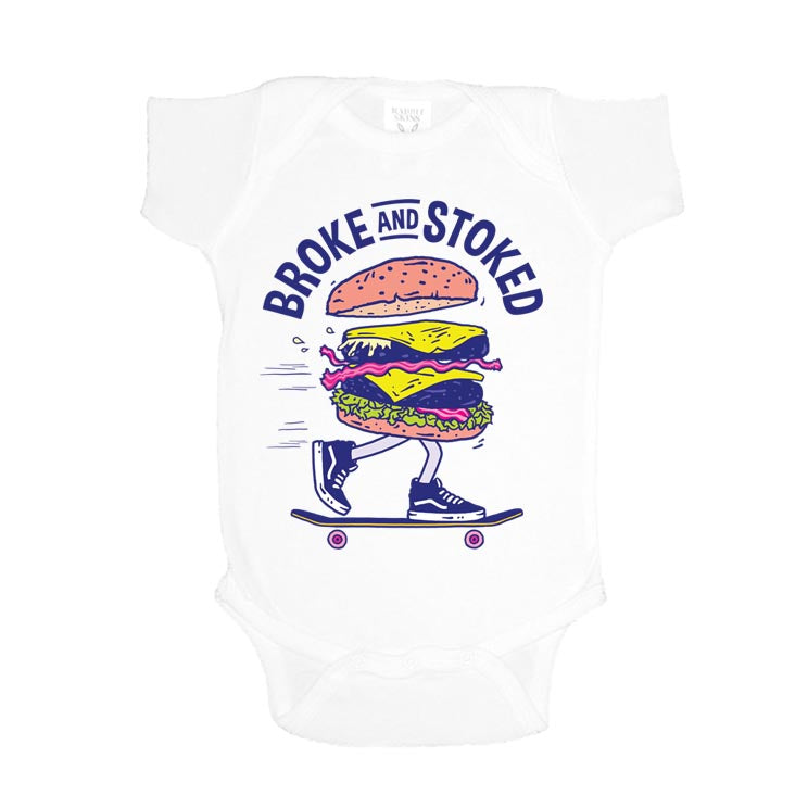 Burger Baby Suit - White