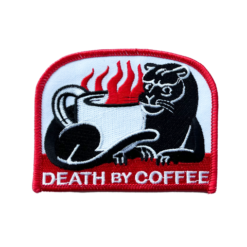 Death By Coffee - Coffee Panther Patch